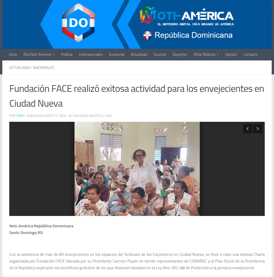 Nota de prensa - Fundación FACE