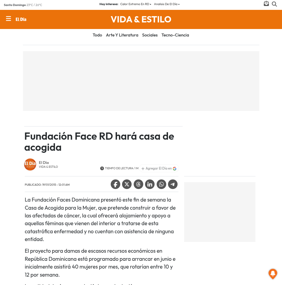 Nota de prensa - Fundación FACE